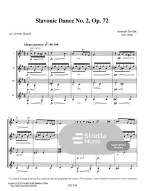 Antonín Dvořák: 2 Slavonic Dances (noty pro kytarový soubor, party, partitura)