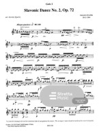 Antonín Dvořák: 2 Slavonic Dances (noty pro kytarový soubor, party, partitura)