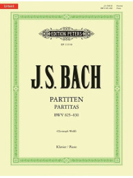 Johann Sebastian Bach: Partitas BWV 825-830 (noty na klavír)