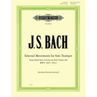 J.S. Bach: Selected Movements for Solo Trumpet (noty na trubku)