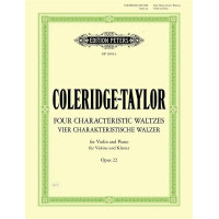 Samuel Coleridge-Taylor: Four Characteristic Waltzes Op. 22 (noty na violu, klavír)