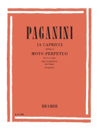 Nicolo Paganini: 14 Capricci Dall'Op. 1 & 'Moto Perpetuo' Op.11 (noty na klarinet) Nicolo Paganini: 14 Capricci Dall'Op. 1 & 'Moto Perpetuo' Op.11 (noty na klarinet)