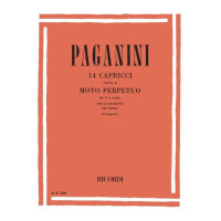 Nicolo Paganini: 14 Capricci Dall'Op. 1 & 'Moto Perpetuo' Op.11  (noty na klarinet)