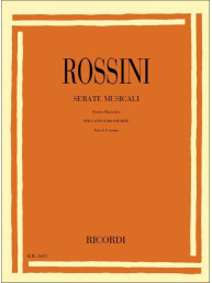 Gioachino Rossini: Serate Musicali 1 (noty na klavír, zpěv)