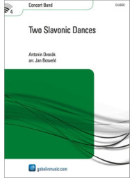 Antonín Dvořák: 2 Slavonic Dances (noty pro koncertní orchestr, party, partitura)