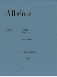 Isaac Albéniz: Iberia, Book I-IV (noty na klavír)