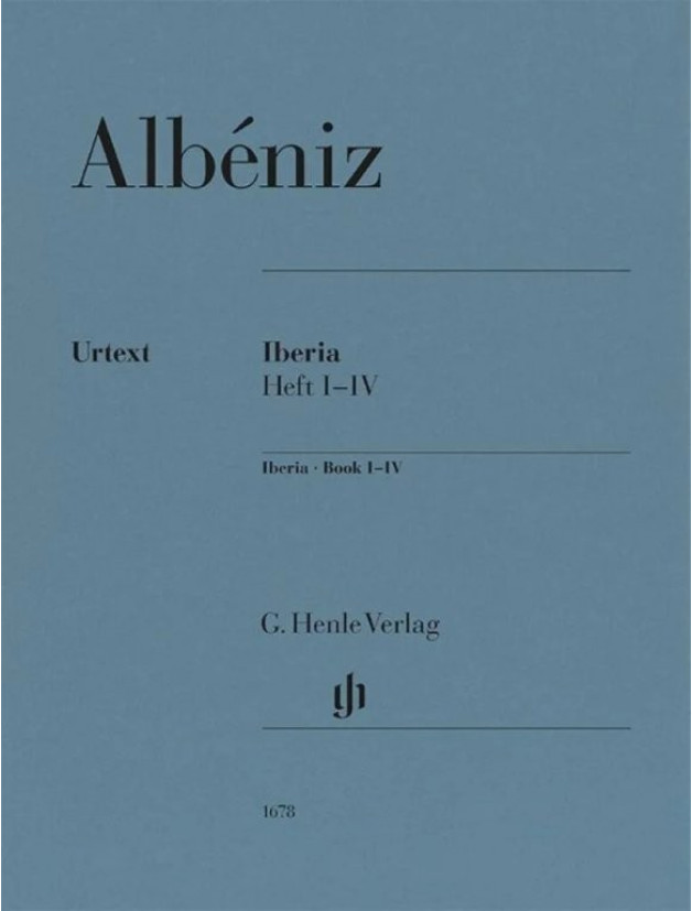 Isaac Albéniz: Iberia, Book I-IV (noty na klavír)