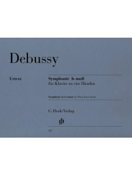Claude Debussy: Symphony In B Minor (noty na čtyřruční klavír)
