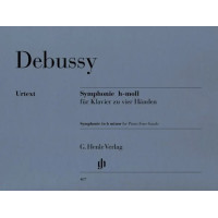Claude Debussy: Symphony In B Minor (noty na čtyřruční klavír)