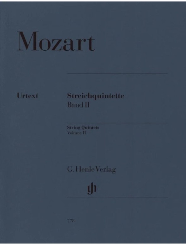 W.A. Mozart: String Quintets 2 (noty pro smyčcový kvintet, party)