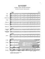 Beethoven: Concerto for Piano, Violin, Violoncello and Orchestra in C major op. 56 (noty, studijní partitura)