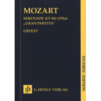 W.A. Mozart: Sernade B-Dur Gran Partita KV 361/370a (noty, studijní partitura)