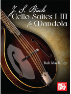 J. S. Bach: Cello Suites I-III for Mandola (noty, tabulatury na mandolu)