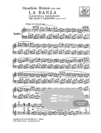 Gioachino Rossini: La Danza (noty na klavír, zpěv)