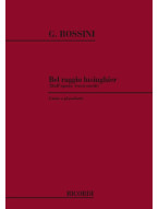 Gioachino Rossini: Bel Raggio Lusinghier (noty na klavír, zpěv)