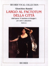 Gioachino Rossini: Largo al factotum della citta (noty na klavír, zpěv)
