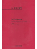 Gioachino Rossini: Se Il Mio Nome (noty na klavír, zpěv)