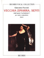 Giacomo Puccini: Vecchia Zimarra, Senti (noty na klavír, zpěv)