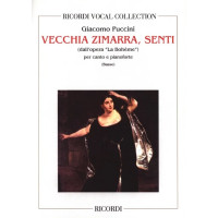 Giacomo Puccini: Vecchia Zimarra, Senti (noty na klavír, zpěv)