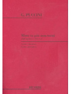 Giacomo Puccini: Mimi' Tu Piu' Non Torni (noty na klavír, zpěv)