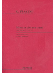 Giacomo Puccini: Mimi' Tu Piu' Non Torni (noty na klavír, zpěv)