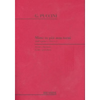 Giacomo Puccini: Mimi' Tu Piu' Non Torni (noty na klavír, zpěv)