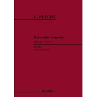 Giacomo Puccini: Recondita Armonia (noty na klavír, zpěv)