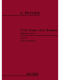 Giacomo Puccini: Vissi D'Arte, Vissi D'Amore (noty na klavír, zpěv)