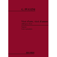 Giacomo Puccini: Vissi D'Arte, Vissi D'Amore (noty na klavír, zpěv)