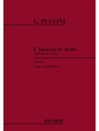 Giacomo Puccini: E Lucevan Le Stelle (noty na klavír, zpěv)