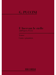 Giacomo Puccini: E Lucevan Le Stelle (noty na klavír, zpěv)