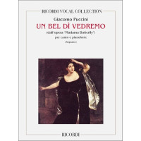 Giacomo Puccini: Un Bel Di' Vedremo (noty na klavír, zpěv)