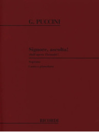 Giacomo Puccini: Signore, Ascolta! (noty na klavír, zpěv)