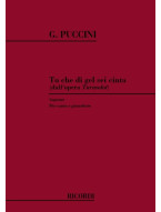 Giacomo Puccini: Tu Che Di Gel Sei Cinta (noty na klavír, zpěv)
