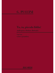 Giacomo Puccini: Tu, Tu, Piccolo Iddio! (noty na klavír, zpěv)