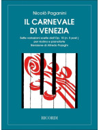 Nicolo Paganini: Il Carnevale Di Venezia (noty na housle, klavír)