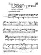 Nicolo Paganini: Il Carnevale Di Venezia (noty na housle, klavír)
