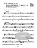 Nicolo Paganini: Il Carnevale Di Venezia (noty na housle, klavír)