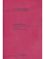 Nicolo Paganini: 43 Ghiribizzi (noty na kytaru)