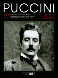Giacomo Puccini: 25 Transcriptions Faciles d'Airs d'Opera (noty na snadný klavír)