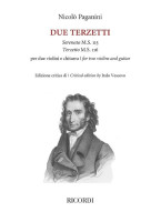 Nicolo Paganini: Due Terzetti per due violini e chitarra (noty pro 2 housle, kytaru) Nicolo Paganini: Due Terzetti per due violini e chitarra (noty pro 2 housle, kytaru)