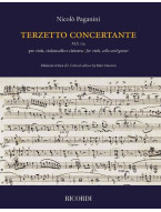 Nicolo Paganini: Terzetto concertante M.S. 114 (noty na violu, violoncello, kytaru)