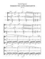 Nicolo Paganini: Terzetto concertante M.S. 114 (noty na violu, violoncello, kytaru)