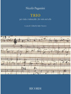 Nicolo Paganini: Trio per viola e violoncello (noty na violu, violoncello)