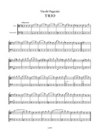 Nicolo Paganini: Trio per viola e violoncello (noty na violu, violoncello)