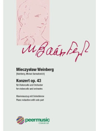 Mieczyslaw Weinberg: Concerto for Violoncello and Orchestra op. 43 (noty na violoncello, klavír)