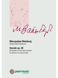 Mieczyslaw Weinberg: Sonate op.28 (noty na klarinet, klavír)