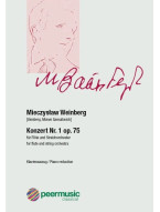 Mieczyslaw Weinberg: Concerto No. 1 d minor op. 75 (noty na příčnou flétnu, klavír)