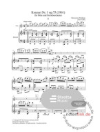 Mieczyslaw Weinberg: Concerto No. 1 d minor op. 75 (noty na příčnou flétnu, klavír)