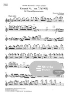 Mieczyslaw Weinberg: Concerto No. 1 d minor op. 75 (noty na příčnou flétnu, klavír)